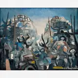 Untitled by Di Cavalcanti, Óleo sobre tela, offered Oct 2012