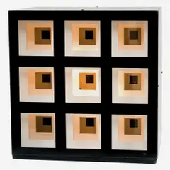 Gregorio Vardánega, Untitled, Objeto cinético, Lâmpadas, acrílico e metal
