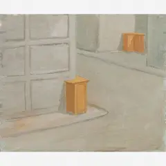 Untitled by Francis Alÿs, Óleo sobre seda, offered Oct 2012