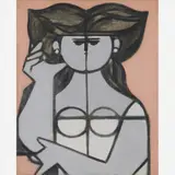 Figura by Milton Dacosta, ÓLEO SOBRE TELA, offered Apr 2012