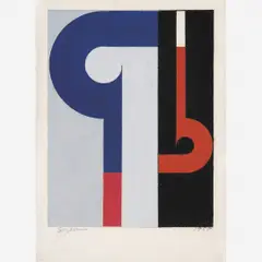 Untitled by Ivan Serpa, Guache sobre cartão, offered Apr 2012