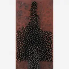 Untitled by Frans Krajcberg, Escultura em madeira pintada, offered Apr 2012