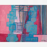 Roberto Burle Marx, Untitled, Tinta industrial sobre tecido