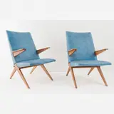 Lina Bo Bardi, Par de poltronas em pau marfim