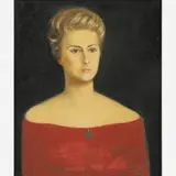 Retrato de Helena Alves de Souza by Candido Portinari, Óleo sobre tela, offered Apr 2012