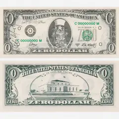 Zero Dollar by Cildo Meireles, 1984, offset litogravura sobre papel, offered Apr 2012
