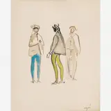 Hector Carybé, Figuras