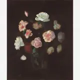 Rosas I by Candido Portinari, Óleo sobre tela, offered Dec 2011