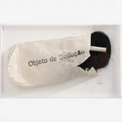 Lygia Pape, Objeto de sedução, Saco de Papel, cabelo e cigarro