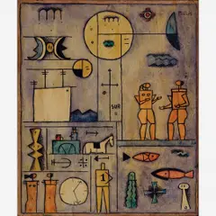 Sur by Pailós, Óleo sobre placa, offered Dec 2011