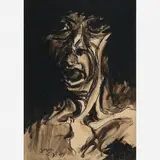 Ivan Serpa, Fase Negra, Acrílica, guache e nanquim sobre papel
