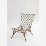 Marcel Wanders, Knotted Chair, cadeira em corda de seda resinada