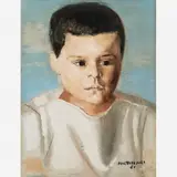 Retrato de Eduardo Eiras Machado by Candido Portinari, ÓLEO SOBRE MADEIRA, offered Sep 2011