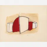 Leonilson, Untitled, Guache e nanquim sobre cartão