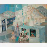 Favela by Candido Portinari, Óleo sobre tela, offered Apr 2011