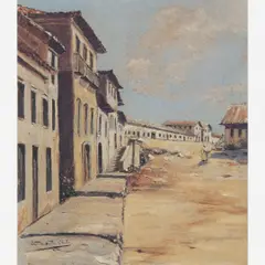 Paisagem do Rio de Janeiro by Santa Olalla, ÓLEO SOBRE MADEIRA, offered Apr 2011