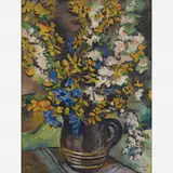 Marie Nivouliès de Pierrefort, Vaso com flores