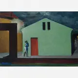 Hector Carybé, Namorando, Óleo sobre tela