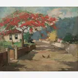 Milton Dacosta, Paisagem com flaboyant