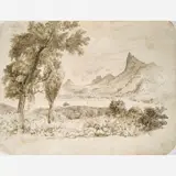 Enseada de Botafogo - vista do Morro da Viúva by George Sartorious, Aquarela, offered Dec 2010