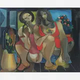 Di Cavalcanti, Mulheres com pássaros