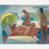 Di Cavalcanti, Mulheres na praia