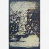 Manuel Cargaleiro, Sem título, Colagem e guache sobre papel
