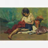 Alfredo Volpi, Menina