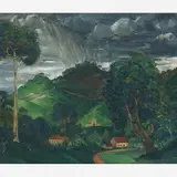 Toledo Piza, Paisagem, Óleo sobre tela