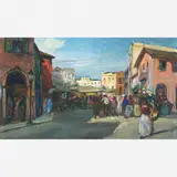 Alfredo Volpi, Feira em Cambuci