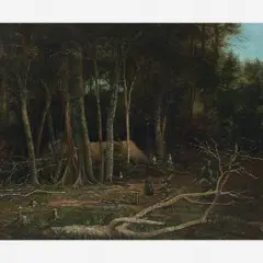 Floresta by Benedito Calixto, Óleo sobre tela, offered Jul 2010