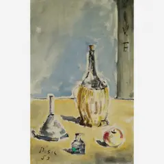 Natureza morta by De Pisis, Óleo sobre tela, offered Apr 2010