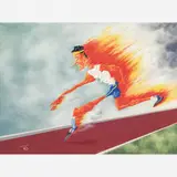 Roberto Magalhães, Atleta em chamas