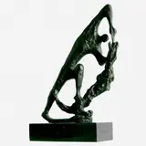 São Jorge e o dragão by Bruno Giorgi, Escultura em bronze, offered Aug 2009
