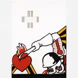 Antonio Dias, A Batalha, circa 1960, Serigrafia sobre papel recortado