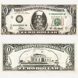 Zero Dolar, 1984 by Cildo Meireles, Papel moeda, offered May 2009