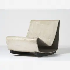 Willy Guhl, Club Chair, circa 1960, Estrutura de fibrocimento