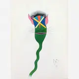 Roberto Magalhães, Sem Titulo, Aquarela, nanquim e ecoline sobre papel
