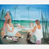 Paquetá by Di Cavalcanti, Óleo sobre tela, offered May 2009