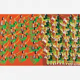 Guerreiros by Antônio Poteiro, Óleo sobre tela, offered Dec 2008