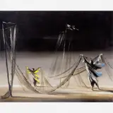 Pescadores by Enrico Bianco, Óleo sobre tela, offered Dec 2008