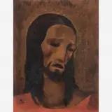 Ismael Nery, Cabeça de Cristo, Óleo sobre tela