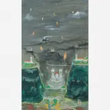 Noite de São João by Alberto da Veiga Guignard, ÓLEO SOBRE MADEIRA, offered Dec 2008