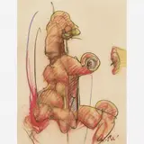 Flavio Shiro, Sem título, Pastel