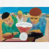 Cildo Meireles, Sem título, Guache, pastel e nanquim sobre cartão