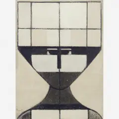 Figura by Milton Dacosta, óleo sobre tela, offered Dec 2008