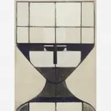 Figura by Milton Dacosta, óleo sobre tela, offered Dec 2008