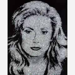 Pictures of diamond: Catherine Deneuve by Vik Muniz, C- Print superglossy ilfoflex, offered Sep 2008