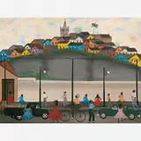 Heitor dos Prazeres, Paisagem com figuras