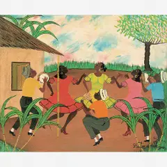 Roda de samba by Heitor dos Prazeres, Óleo sobre tela, offered Aug 2008